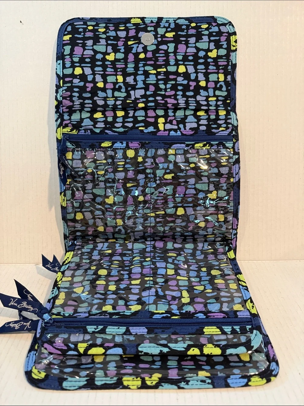 Mint - Vera Bradley Jewelry Cosmetic Carrier